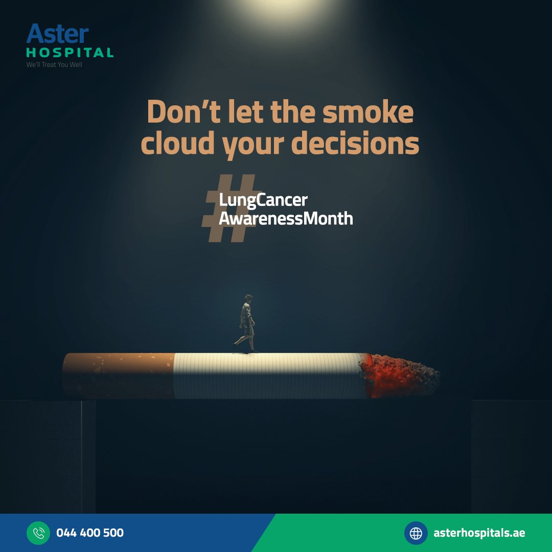 Aster Hospital Lung Cancer Awareness | Social Panga Dubai