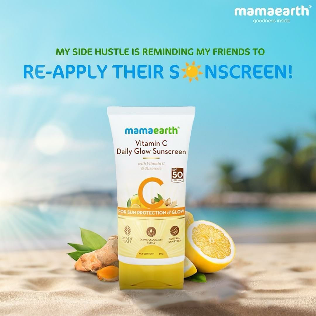 Mama Earth Sunscreen | Socail Panga Dubai